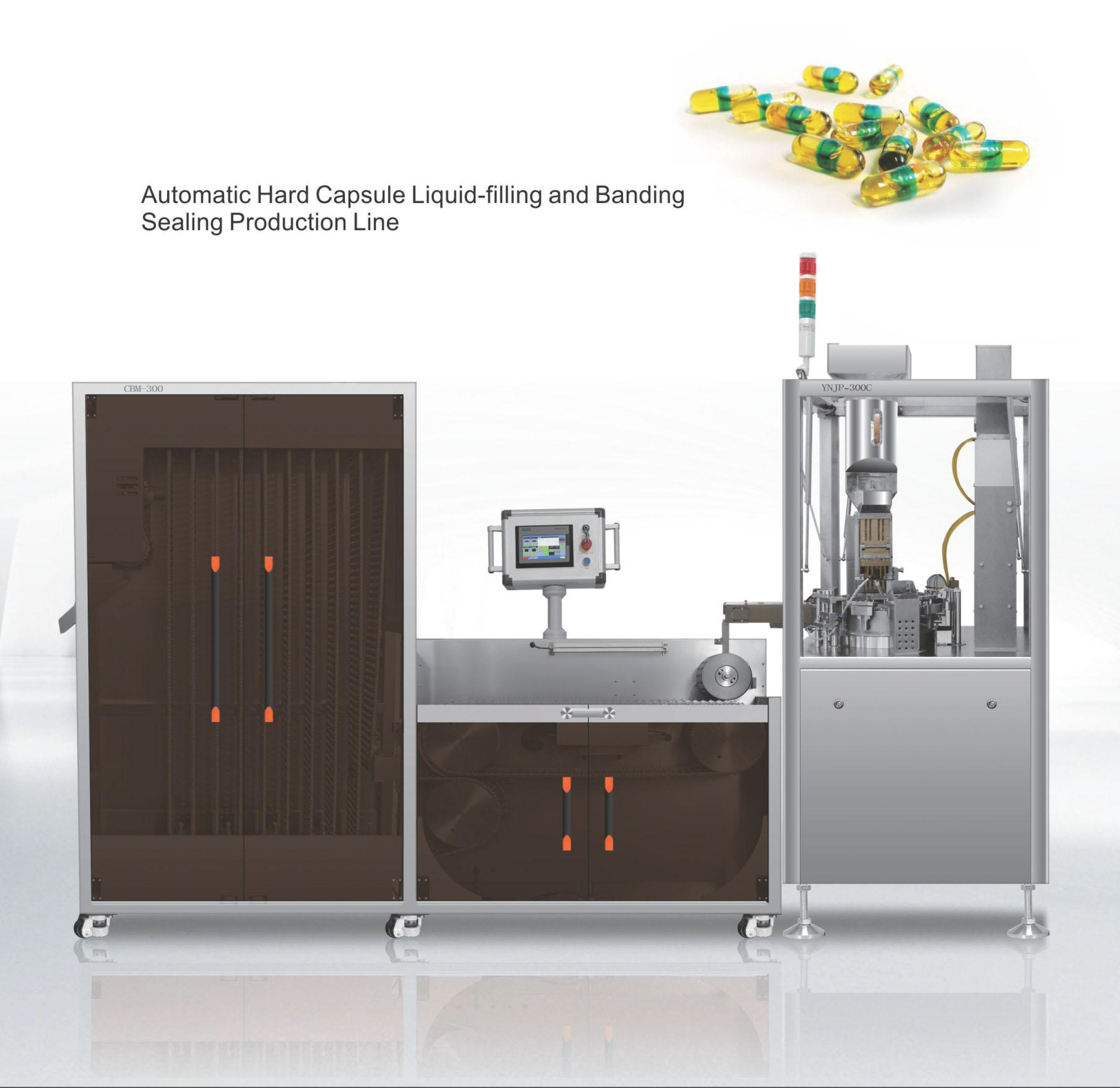 Automatische Hard Capsule Liquid-filling banding Sealing Productielijn